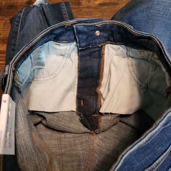 Old Navy Jeans Size 4 Rock Star Skinny 360 Stretch Extra High Rise Dark Wash NWT - Picture 6 of 11